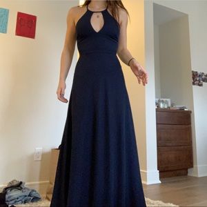Navy blue Lulus prom dress